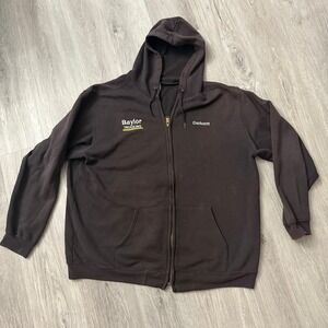 Vintage Carhartt K129 Full-Zip Hoodie Sweatshirt Thermal Lined Heavyweight